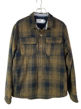 Jetty Arbor Flannel Fleece Lined Snap Up Shirt Size L